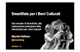 Smart Data per i Beni Culturali