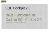 Cadaxo SQL Cockpit 2.0 - Neue Features im Detail