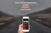 How to add an image to your website