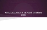 Mobile development in age of Internet of Things and programming Apple Watch