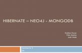 Hibernate – Neo4J -  MongoDB