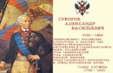 ГЕНЕРАЛИСИМУС  А.В. Суворов. Generalissimo A.V. Suvorov