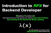 Introduction to RFX for Backend Developer