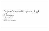 Object oriented programming in go