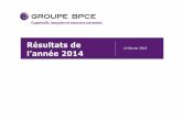 Groupe BPCE présentation des résultats 2014