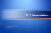 Appropriations 2015
