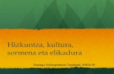 Lorea agirre: "Hizkuntza, kultura, sormena eta elikadura" - Topaldia
