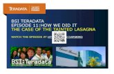 How we did it: BSI: Teradata Case of the Tainted Lasagna