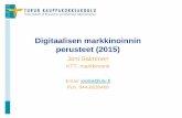 TURUN KESÄYLIOPISTO: Digitaalinen markkinointi, luento 1