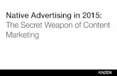 Native Advertising: The Secret Weapon of Content Marketing