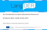 An Introduction to Open Educational Resources