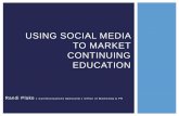 Using Social Media to Market Continuing Education