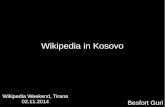 Wikipedia in Kosovo (Wikipedia Weekend Tirana)