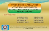 Dtmf based appliances control system for rural and agricultural applications