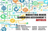 Team work assignment - Mobile Marketing