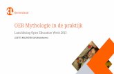 Presentatie lunchlezing Open Education Week over OER mythes - Lisette Kalshoven, Kennisland