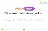 Případová studie: Návrh webu Aukcejinak.cz