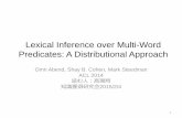 Lexical Inference over Multi-Word Predicates