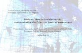 Territory, identity and citizenship: communicating the EU