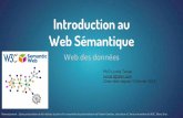 Introduction au Web Sémantique - Web des données par Lynda Temal