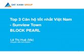 Sunview Town, Plock Pearl, Top 3 căn hộ tốt nhất Việt Nam