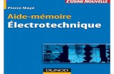 Aide mémoire - electrotechnique