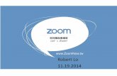 Zoom taiwan launch ppt 11192014