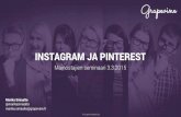 Instagram ja Pinterest markkinoinnin näkökulmasta