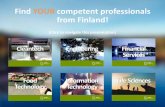 Looking for talented professionals -come to Finland