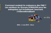 Sowalfin  - Instruments de Financement PME  6 mai 2015