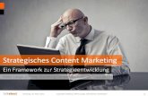 Strategisches Content Marketing - Ein Framework zur Strategieentwicklung mit Scompler