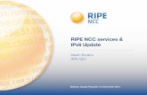 RIPE NCC services & IPv6 Update