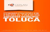 Boletín Encuesta CEPLAN Toluca Abril 2015