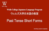 Past Tense Short Forms of Japanese Verbs and Adjectives
