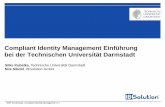 Compliant Identity Management bei der TU Darmstadt