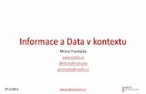 Informace a data v kontextu