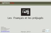 OpinionWay pour Génération I Am - Les Français et les préjugés / Mars2015