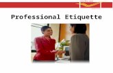 11.3  professional etiquette