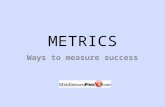 Metrics presentation