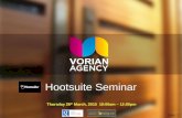 Vorian Agency - Hootsuite Seminar 2015