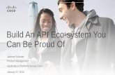 Build an api eco-system you can be proud of