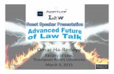 (Advanced) Future of Law at Thompson Rivers University
