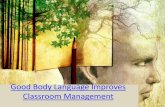Improve classroom management with Body Language