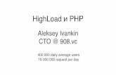 Алексей Иванкин: Highload + PHP