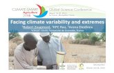 Facing climate variability and extremes