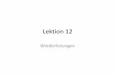 Deutsch LAB Kurs - Lektion 12