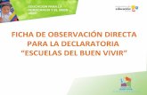 Ficha de observación directa ebv 2012