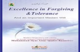 Excellence in forgiving and Tolerance