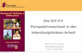 Die ICF - Perspektivwechsel in der Interdisziplinären Arbeit