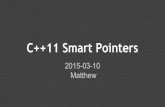 C++11 smart pointers